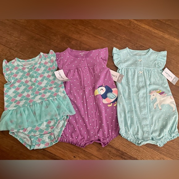 Carter's Other - Set of 3 Carter’s Onesies ~ NWTS!